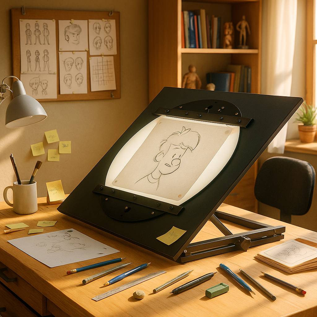 12 field 2D Traditional Animation Lightbox