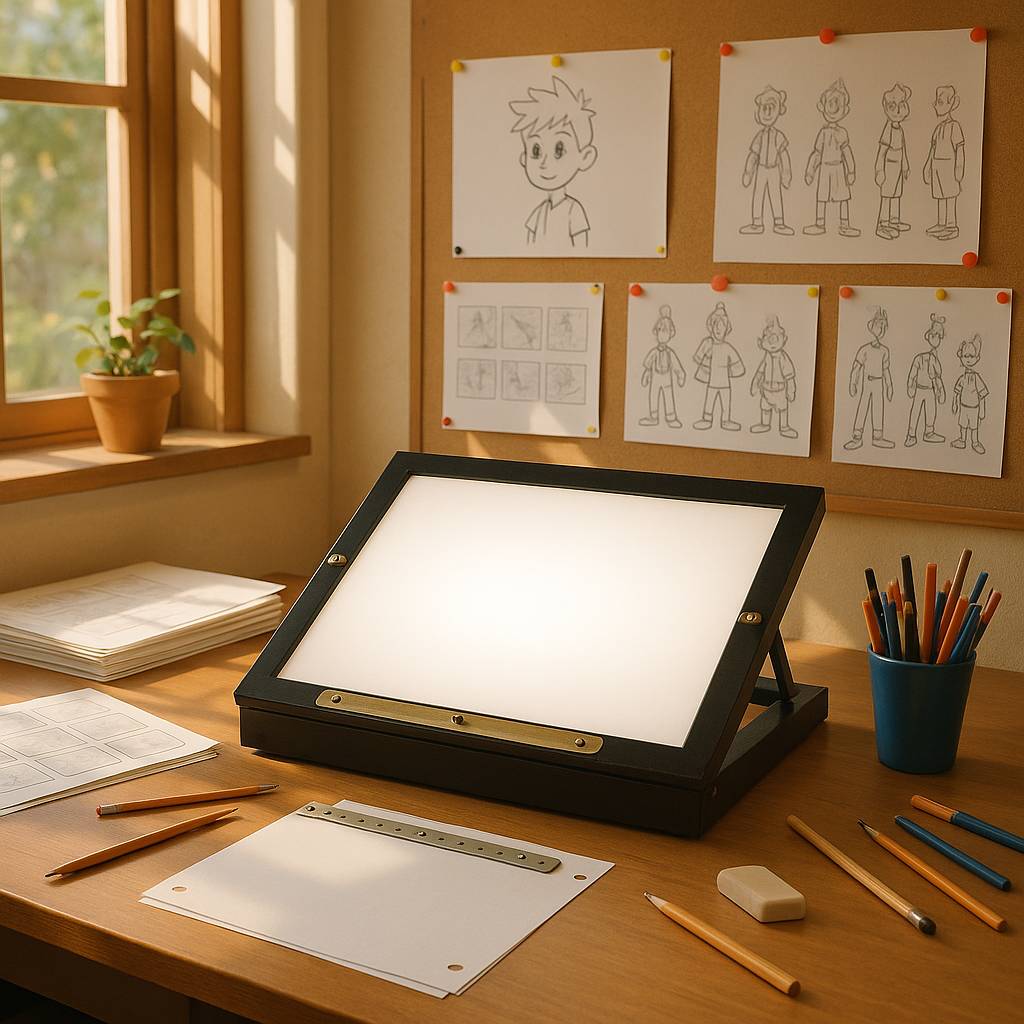 A3 Portable 2d animation lightbox