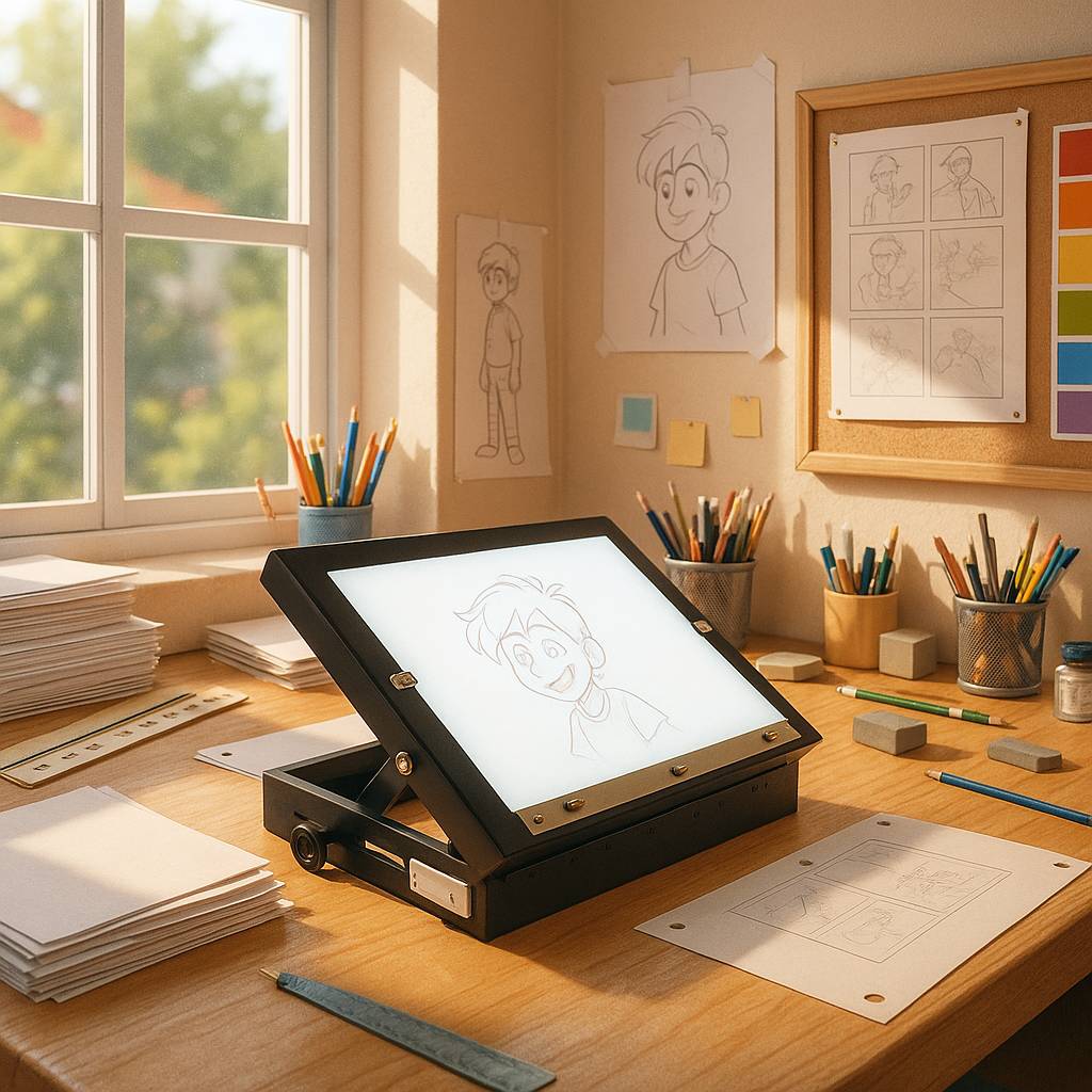 A4 portable 2d animation lightbox