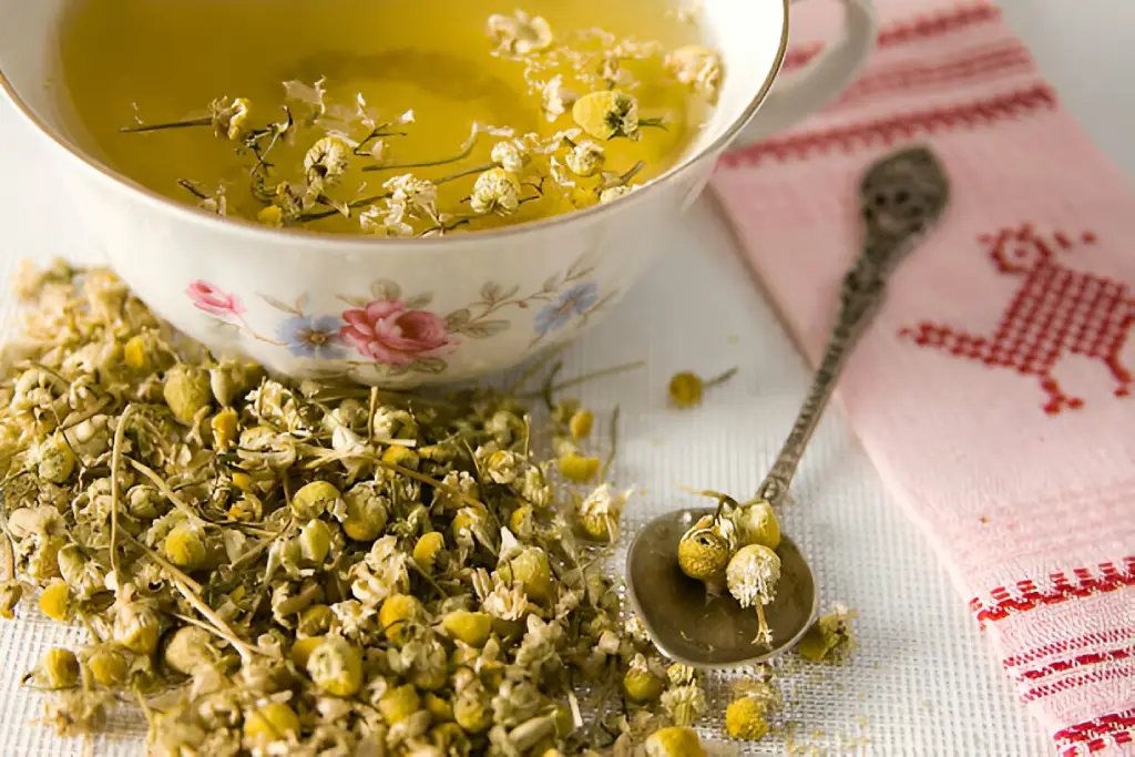Organic Chamomile Tea for Sleep