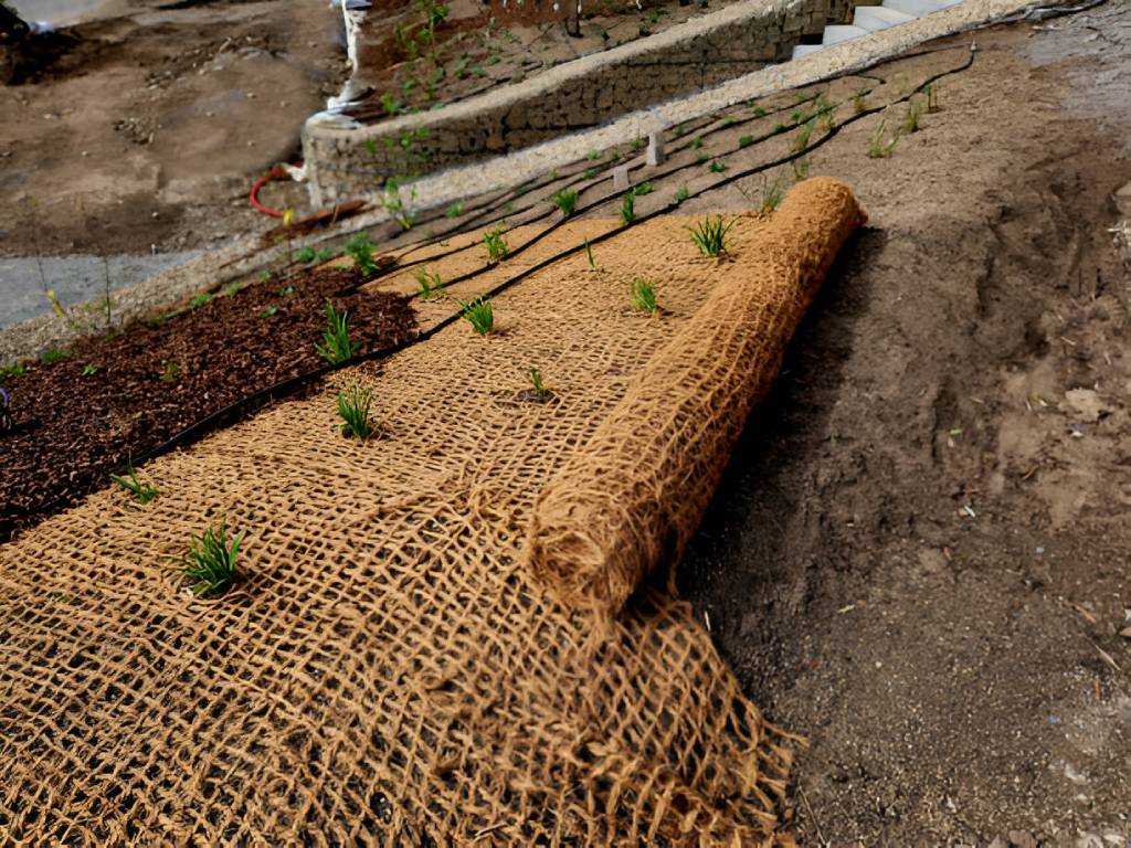 Biodegradable Coir Fabric Geotextiles Cloth