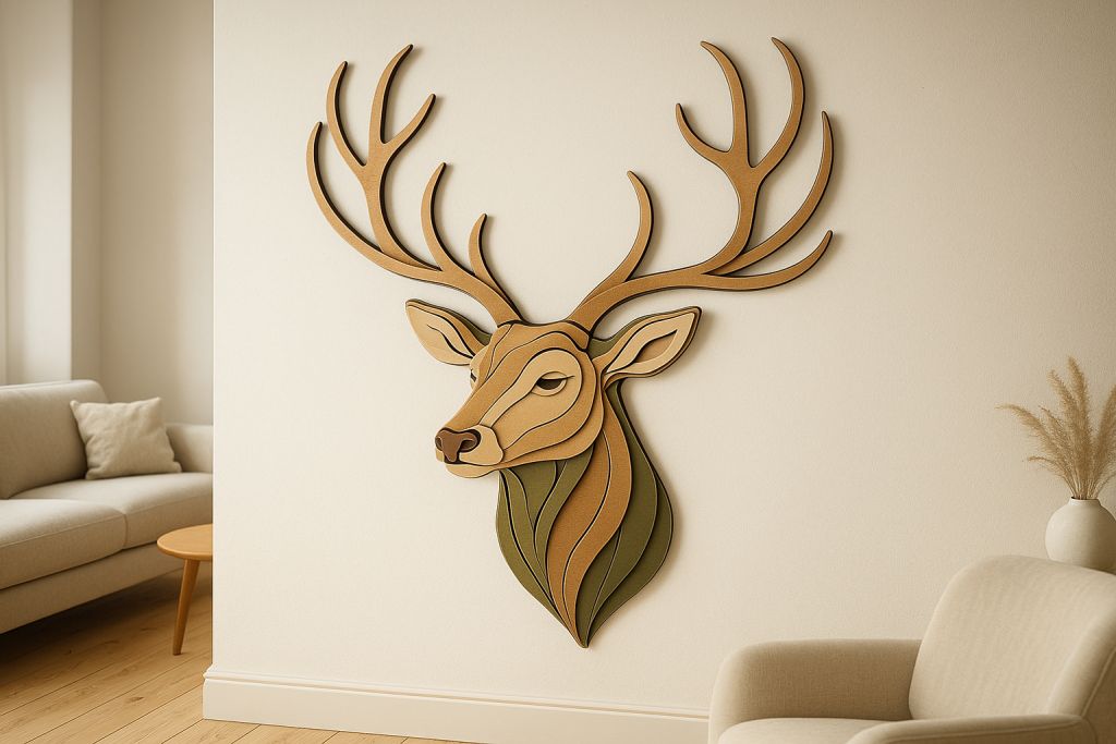 Wooden Wall Decor - Deer