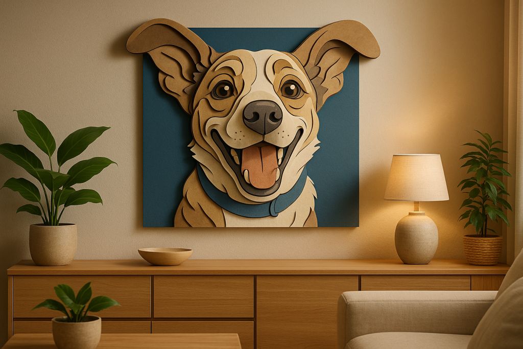 Wood Art For The Wall – Dog
