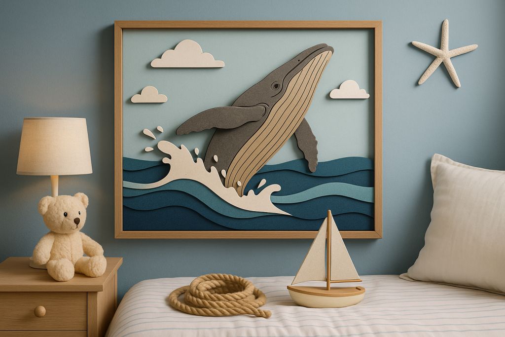 Wall Decor From Wood – Whale