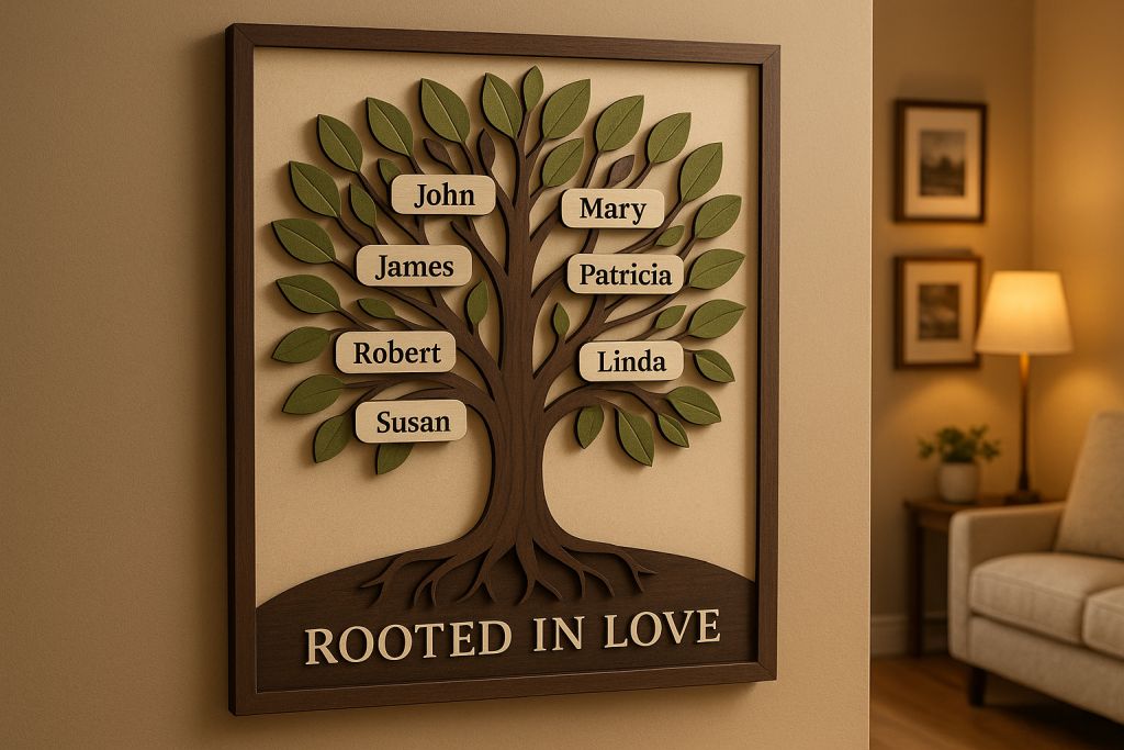 Wood Wall Accessories – Family Tree