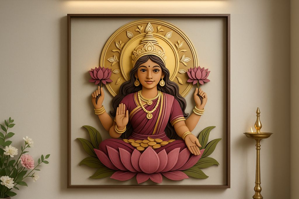 Wood Wall Design – Wooden Wall Decor - Lakshmi