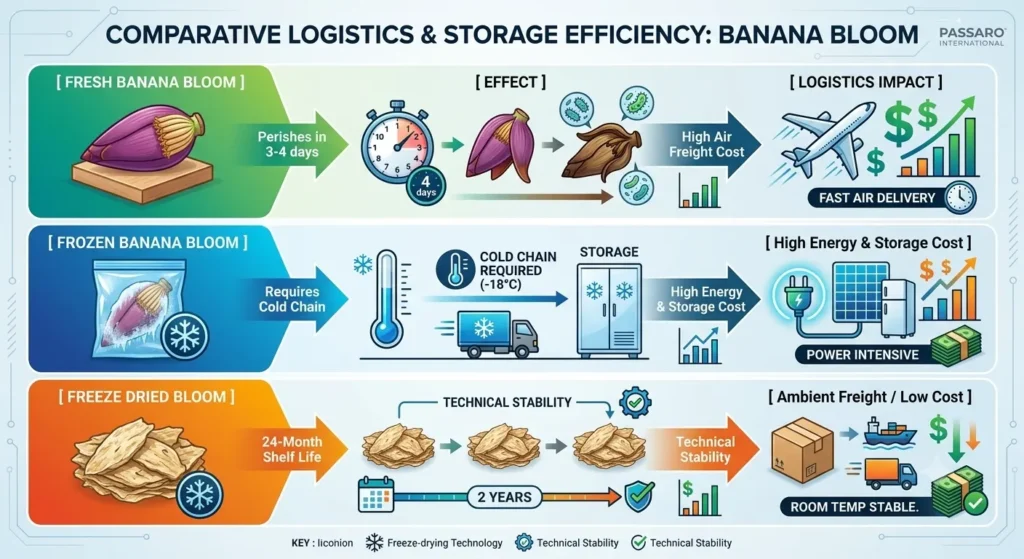 Comparative logistics infographic 
